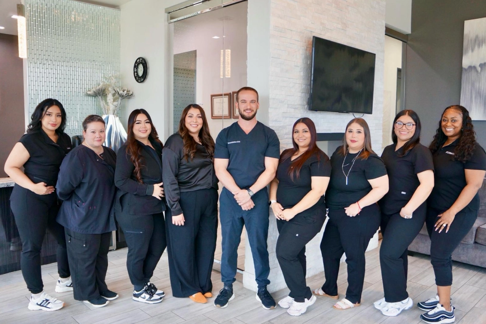 The Trinity Dental team at the Humble office